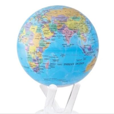 A globe with the world map on it