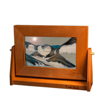 A picture of the same image in a frame.